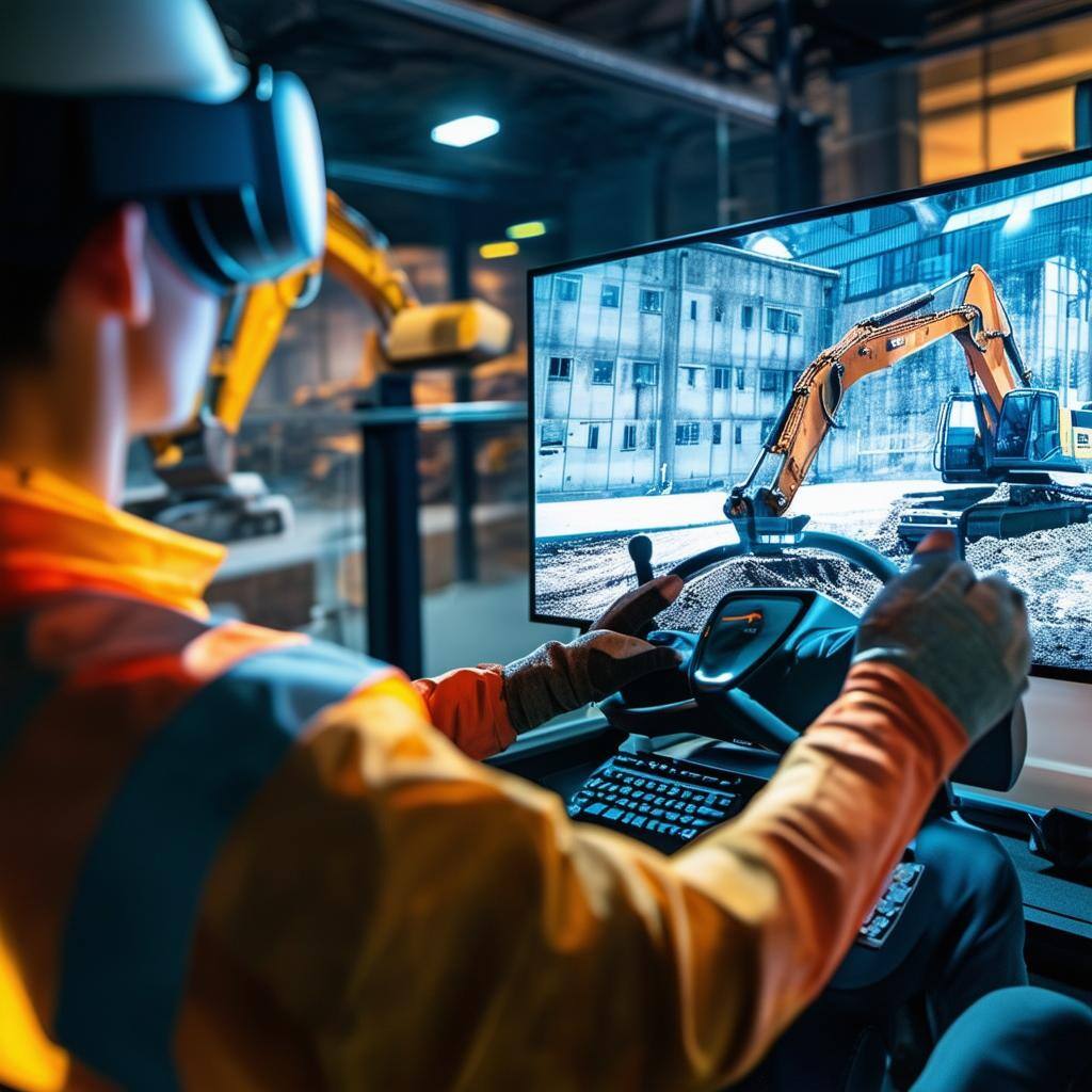 An immersive virtual reality game called DIG VR is being developed to address the skills shortage in the construction industry by targeting a younger