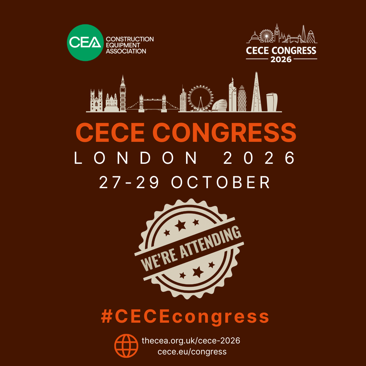 CECE Congress Social Media - Attending