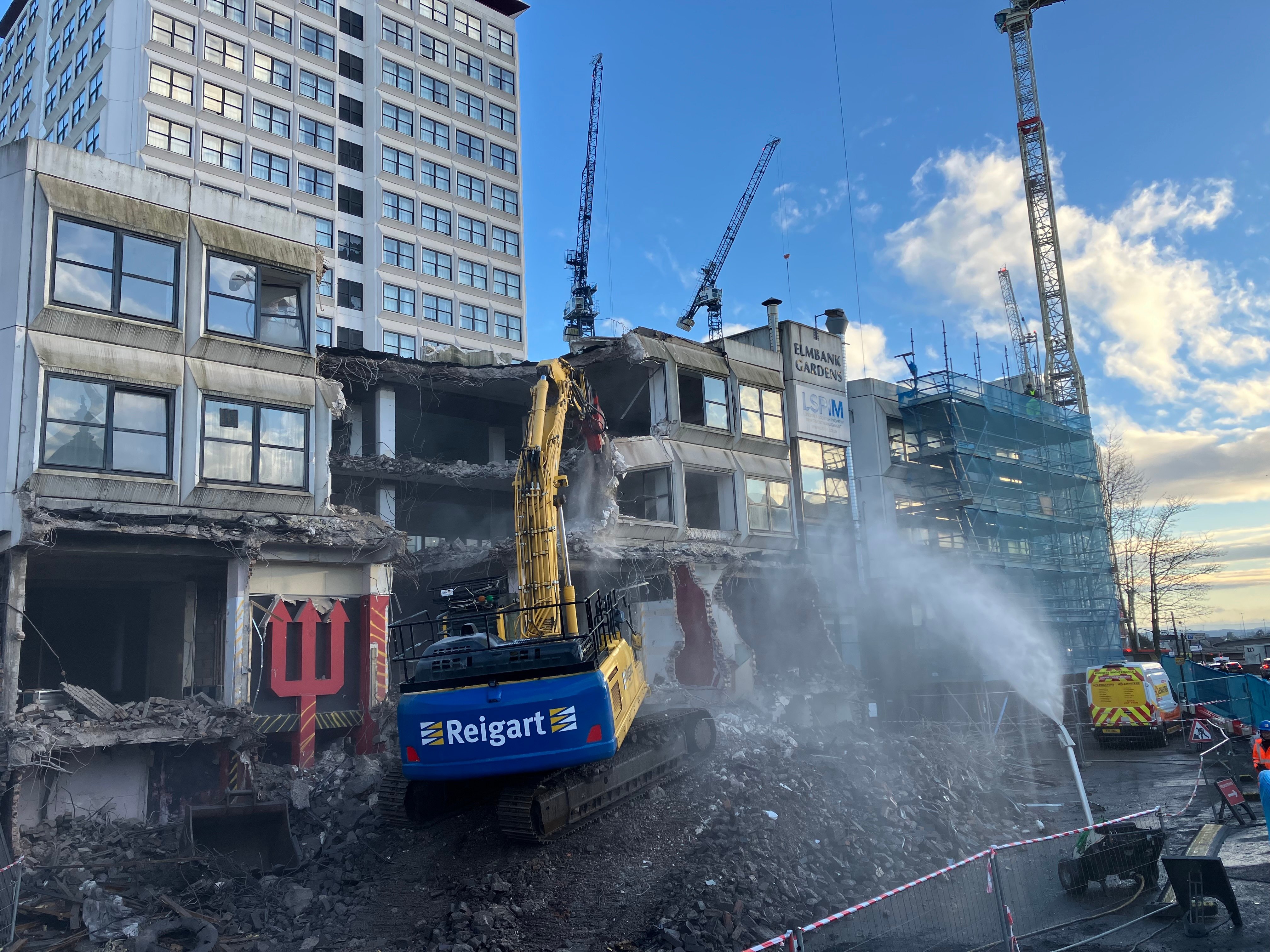 CXG - demolition underway