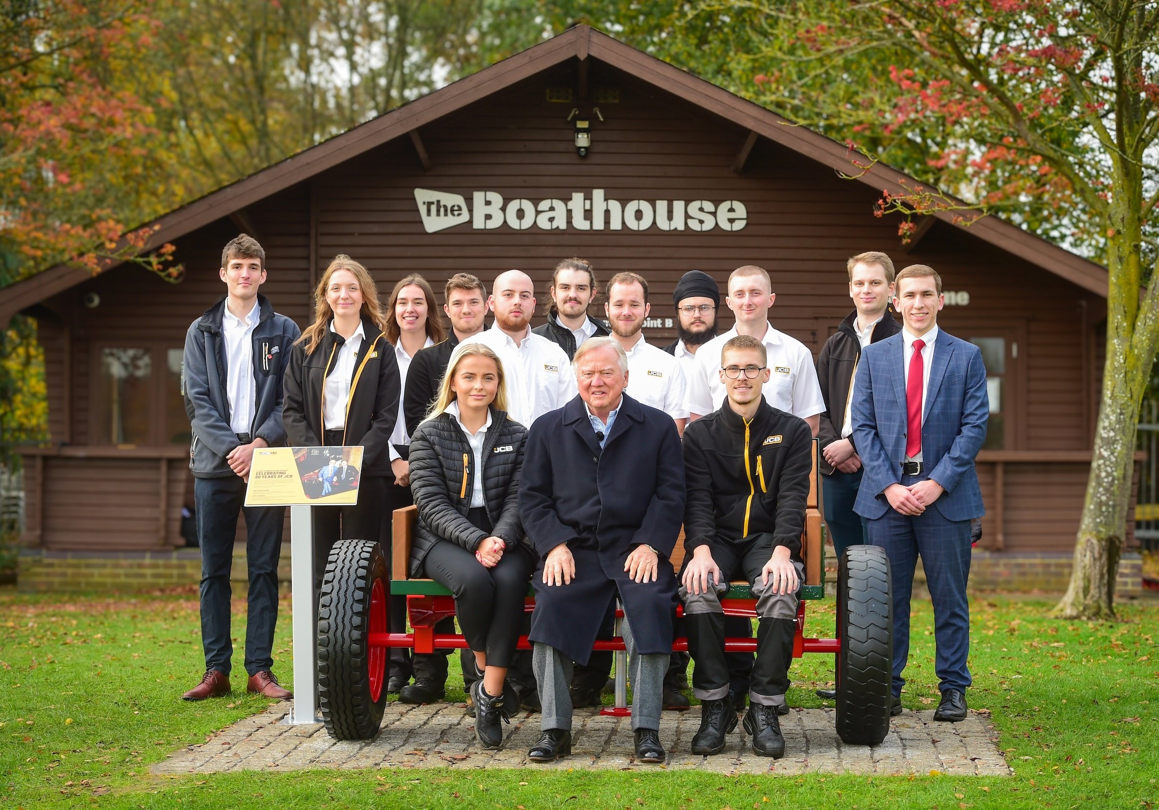 Sitting pretty - Lord Bamford and the listening bench apprentice team