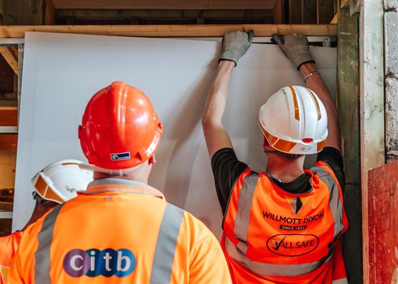 Stock plastering photo